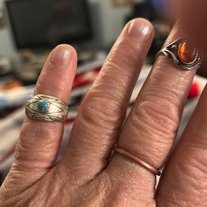 What is negative made one isn’t they’re both silver or sterling? Silver